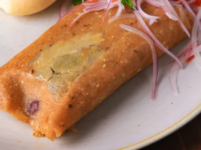 Tamalito Limeño (con pancito)
